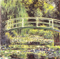 Claude Monet - Rybník s lekníny a japonským mostem Claude Monet - Rybník s lekníny a japonským mostem